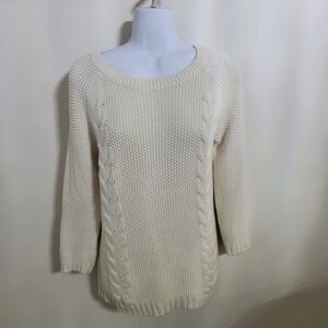 Cynthia Rowley Button Back Sweater Size L